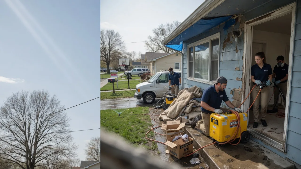 Basement Flood Cleanup in Leflore, OK near me